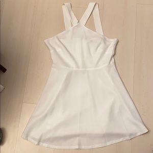 Off white mini dress